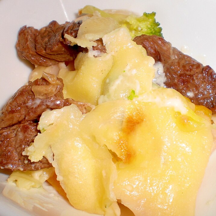 お肉とれんこんのチーズ焼き レシピ 作り方 By Kumi Mama 楽天レシピ